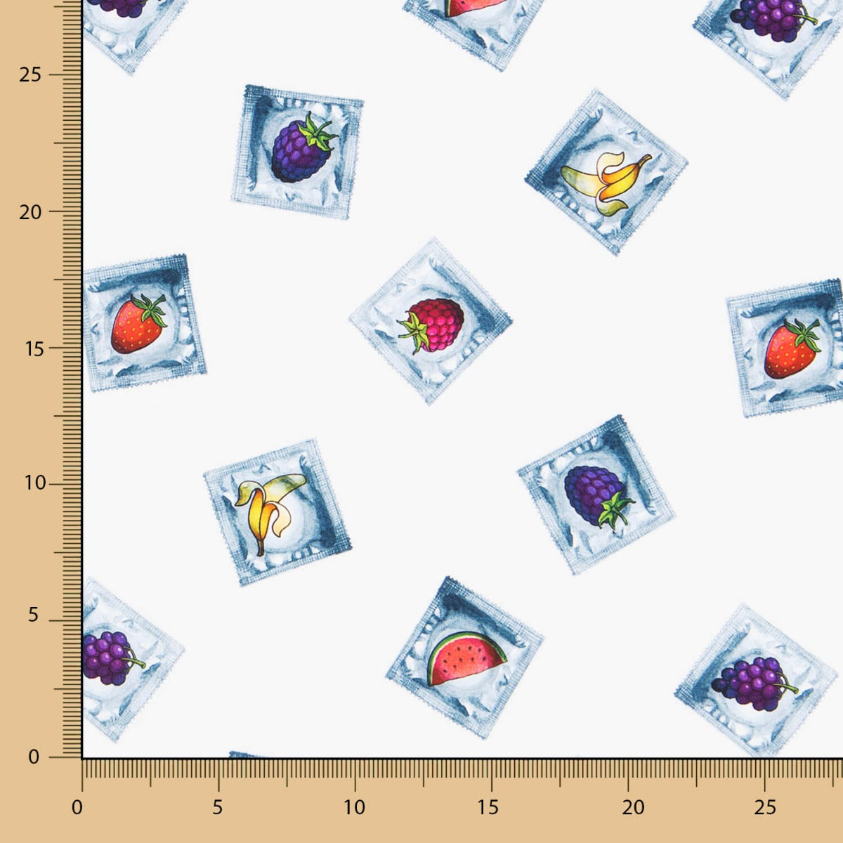 Popeline Condoms Blanc - Ribes y Casals