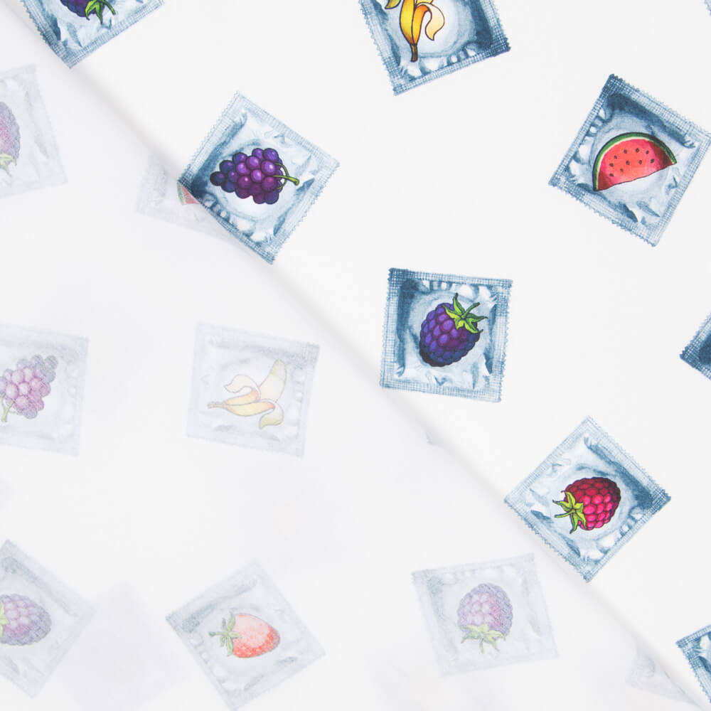 Popeline Condoms Blanc - Ribes y Casals