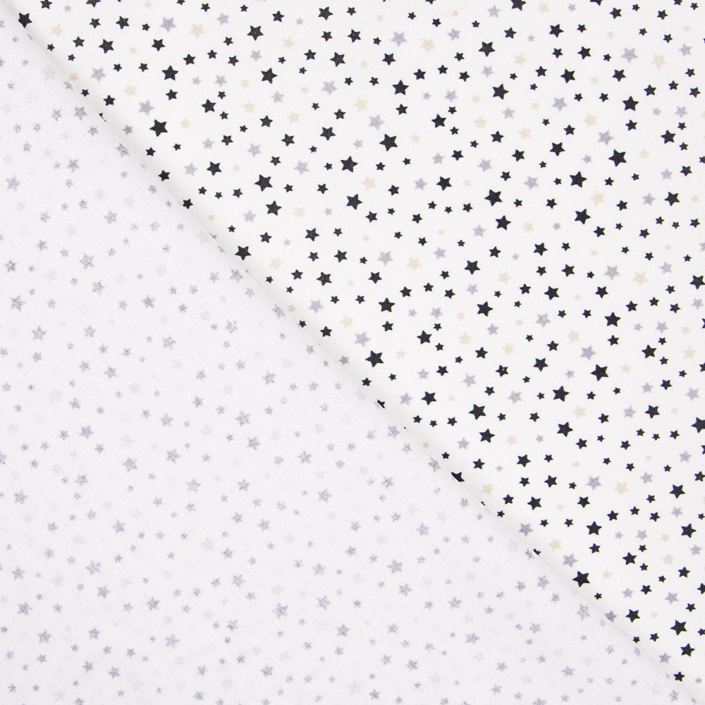 Coton Multi Étoiles Gris - Ribes y Casals