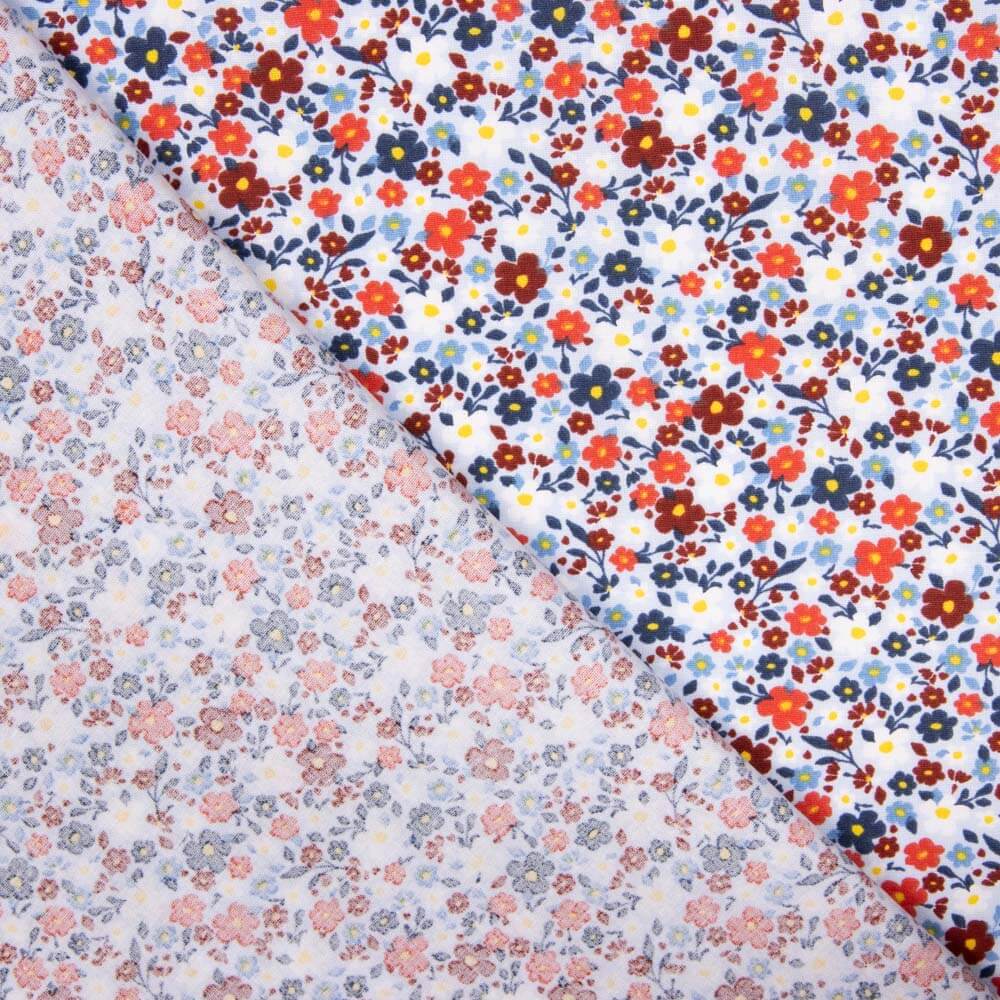 Popeline de Coton Fleur Nuria - Ribes y Casals