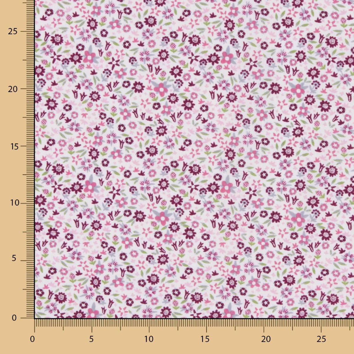 Popeline Coton Fleur Barbara - Ribes y Casals