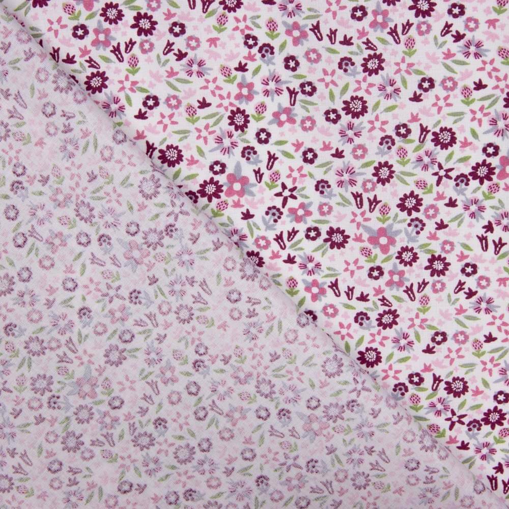 Popeline Coton Fleur Barbara - Ribes y Casals