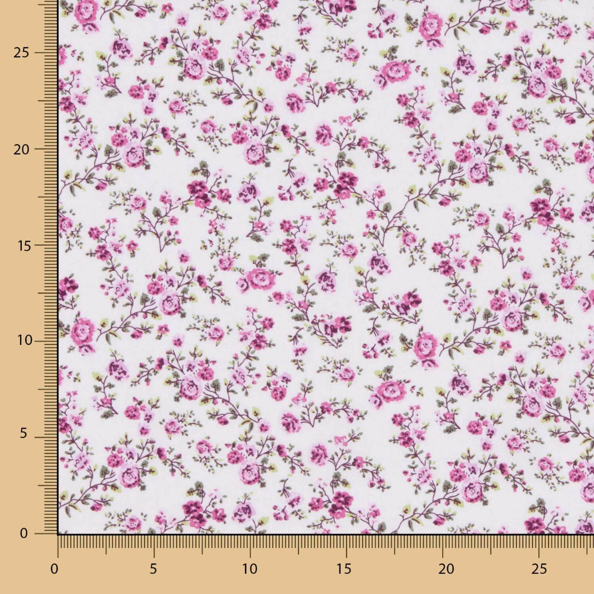 Gala de fleurs en popeline de coton - Ribes y Casals