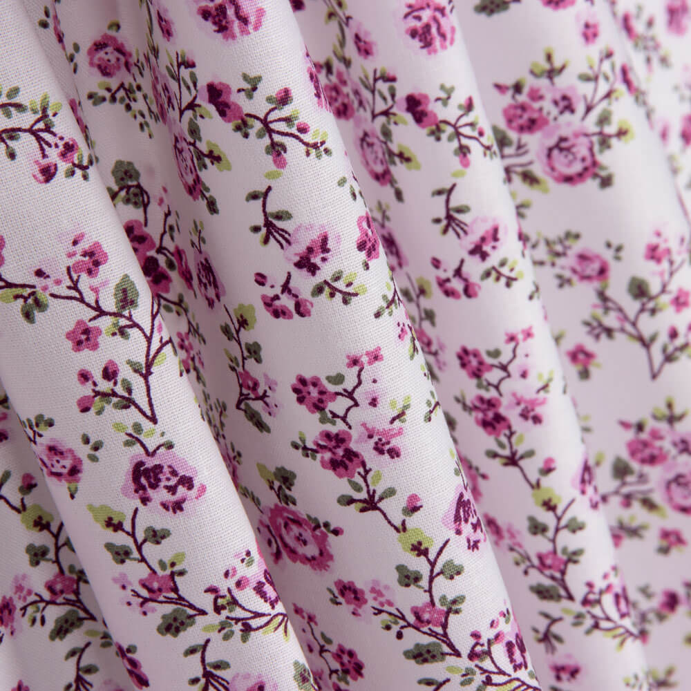 Gala de fleurs en popeline de coton - Ribes y Casals