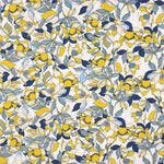 Crêpe Viscose Fleuri Jaune - Ribes y Casals