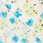 Jacquard Polyester Fleur Lime - Ribes y Casals