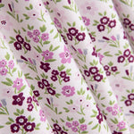 Popeline de coton à fleurs roses - Ribes y Casals