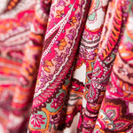 Maille Crêpe Paisley Fuchsia - Ribes y Casals