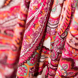 Maille Crêpe Paisley Fuchsia - Ribes y Casals