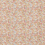 Popeline Viscose Fleur Marron - Ribes y Casals