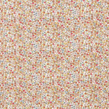 Popeline Viscose Fleur Marron - Ribes y Casals