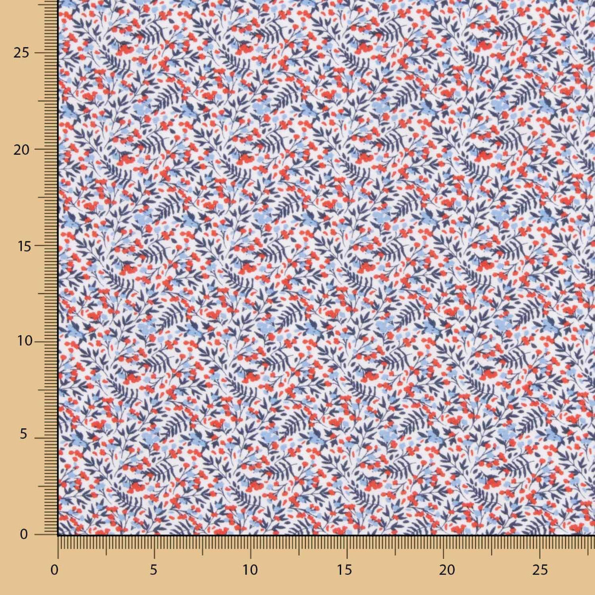 Popeline de coton Paula Flower - Ribes y Casals