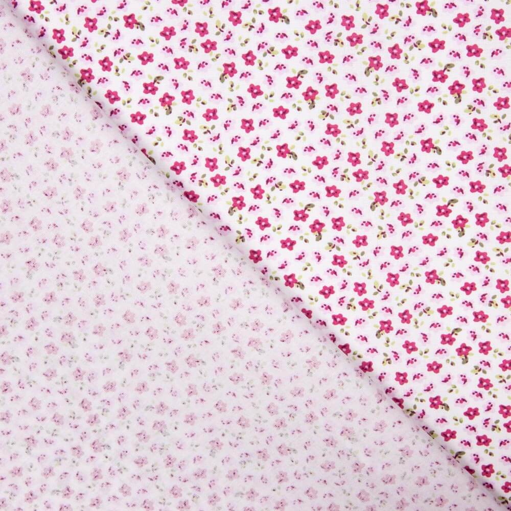 Popeline de coton à fleurs légères - Ribes y Casals