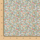 Popeline Viscose Fleur Blanche - Ribes y Casals