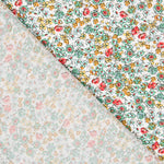 Popeline Viscose Fleur Blanche - Ribes y Casals