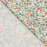 Popeline Viscose Fleur Blanche - Ribes y Casals