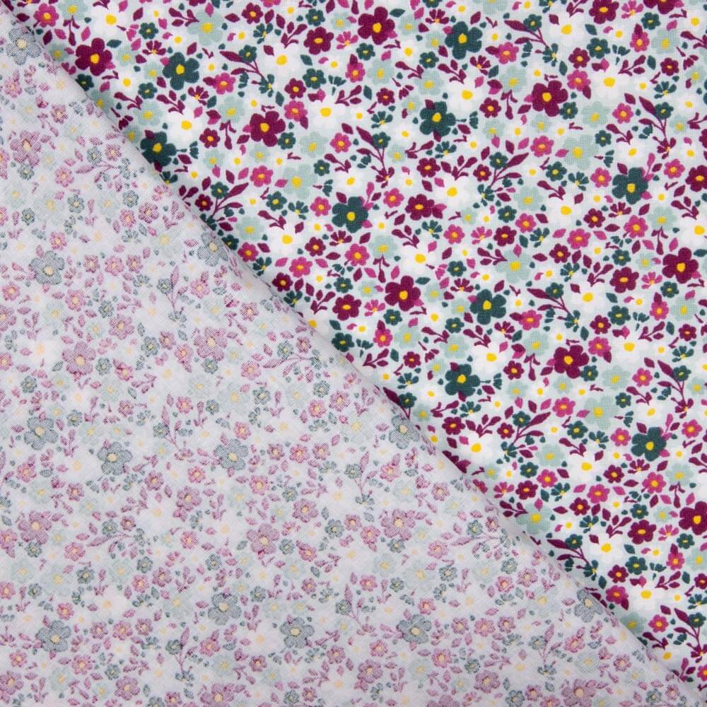 Popeline de coton à fleurs Cristina - Ribes y Casals