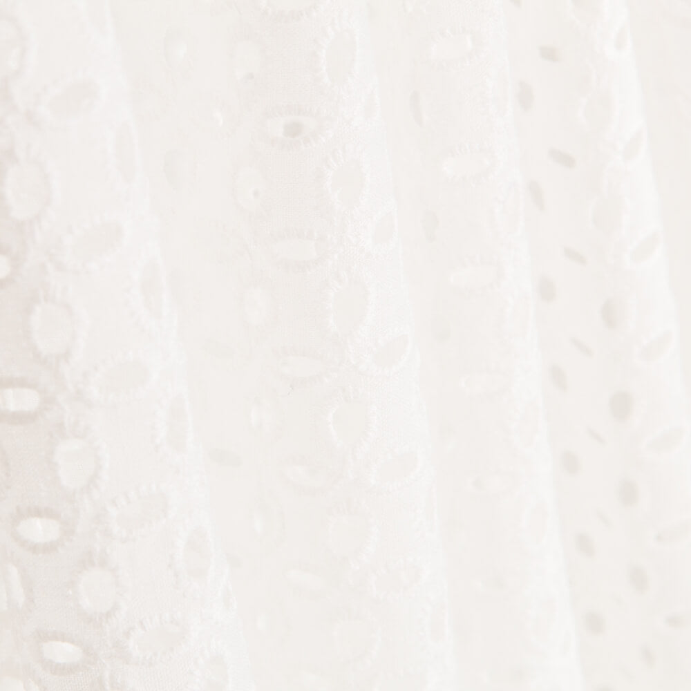 Tissu Broderie Suisse Croix Blanc Cassé - Ribes y Casals