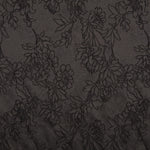 Tissu Brocart Fleur Noir - Ribes y Casals