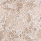 Tissu Brocart Fleur Argent - Ribes y Casals