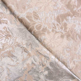 Tissu Brocart Fleur Argent - Ribes y Casals