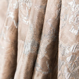 Tissu Brocart Fleur Argent - Ribes y Casals