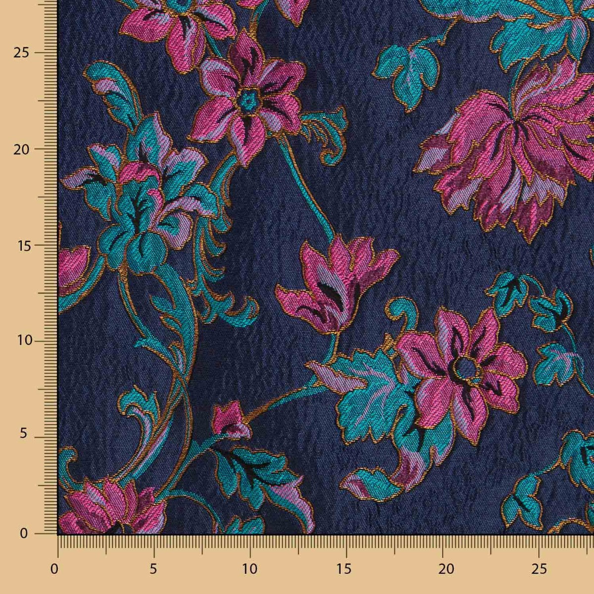 Brocart Fleurs Fuchsia - Ribes y Casals