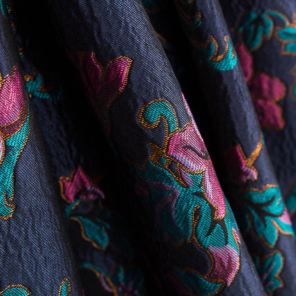 Brocart Fleurs Fuchsia - Ribes y Casals