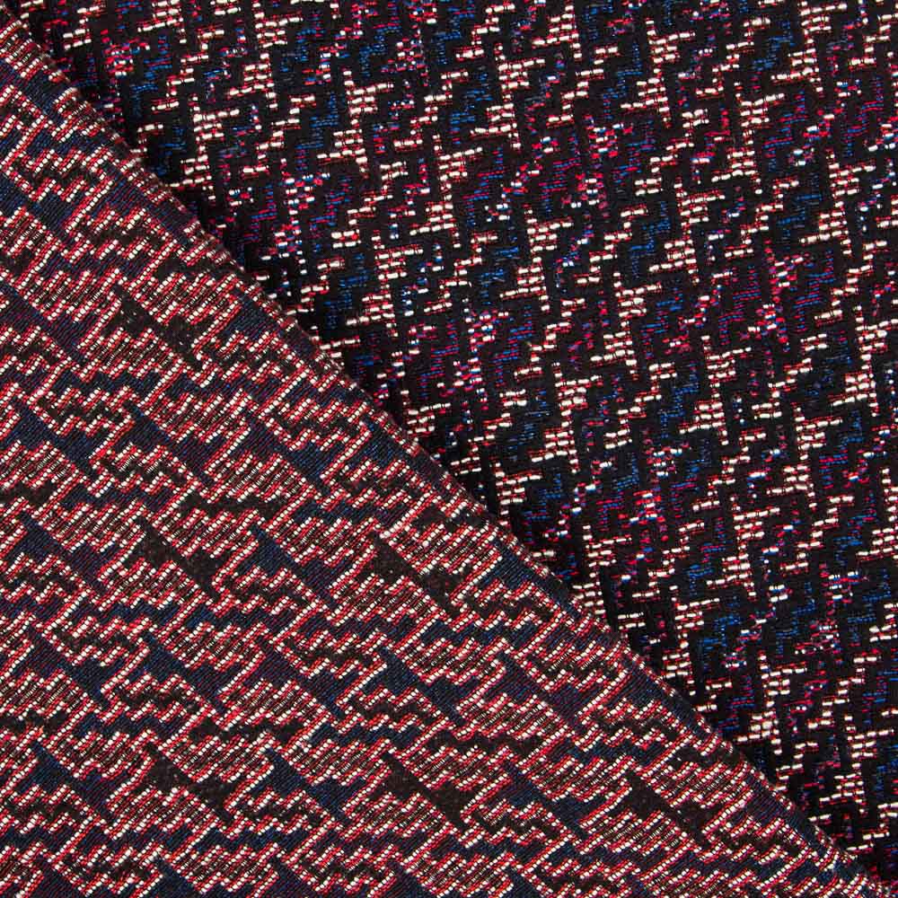 Brocart Zig-Zag Fuchsia - Ribes y Casals