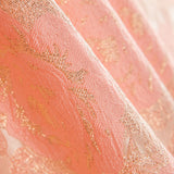 Tissu Brocart Maxi Fleur Doré - Ribes y Casals