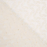 Gaze Polyester Broderie Fleur Ecru - Ribes y Casals