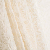 Gaze Polyester Broderie Fleur Ecru - Ribes y Casals