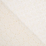 Gaze Polyester Broderie Maxi Fleur Ecru - Ribes y Casals