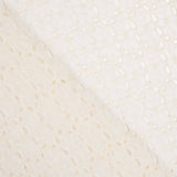 Gaze Polyester Broderie Maxi Fleur Ecru - Ribes y Casals