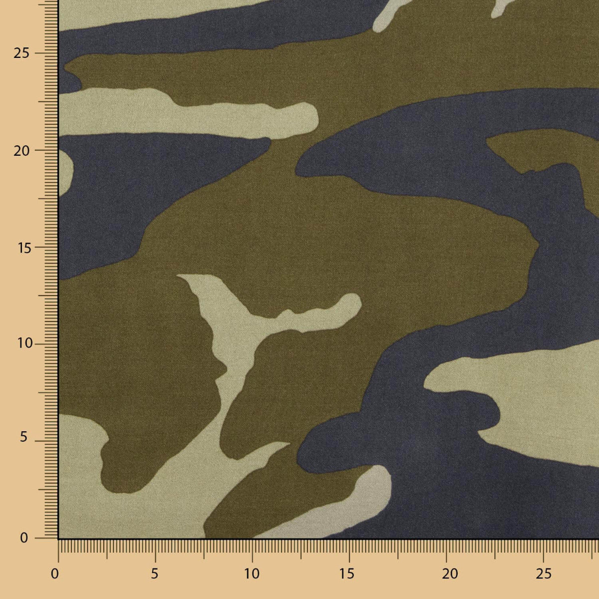Viscose Satin Camouflage - Ribes y Casals