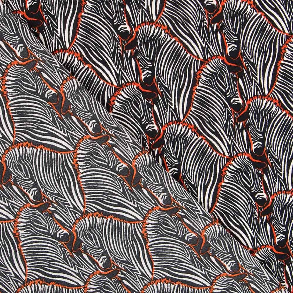 Crêpe Polyester Zèbres - Ribes y Casals