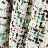 Tela Chanel Verde Lurex - Ribes y Casals