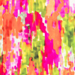 Lycra Mat Fin Boho Orange - Ribes y Casals