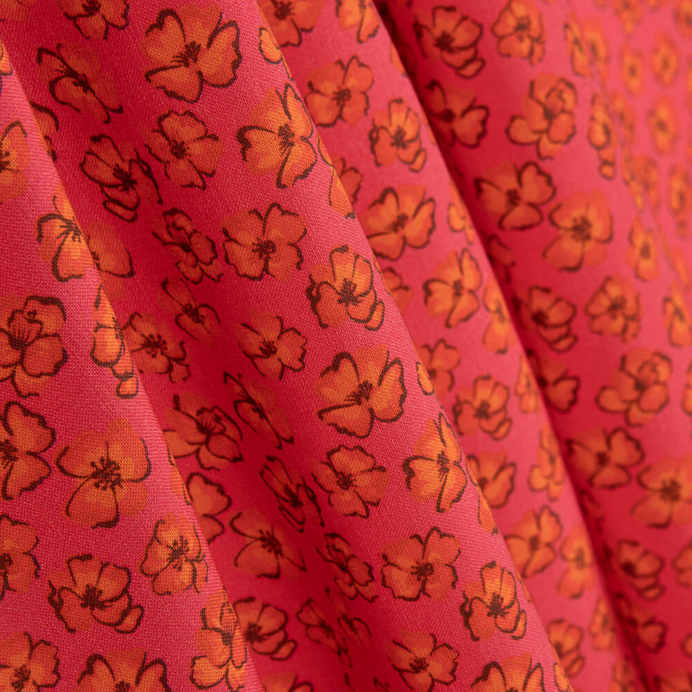 Viscose Trèfle Framboise - Ribes y Casals