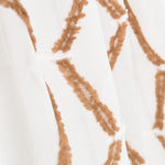 Rideau Fantaisie Géométrique Marron - Ribes y Casals