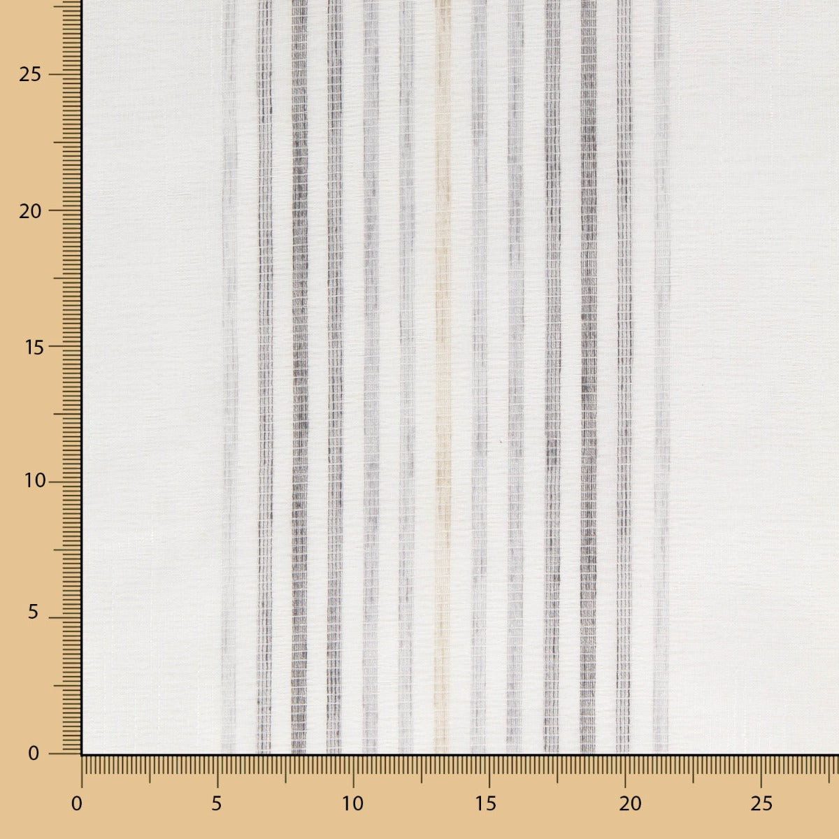 Tissu Rideaux Multi Rayure Marron - Ribes y Casals