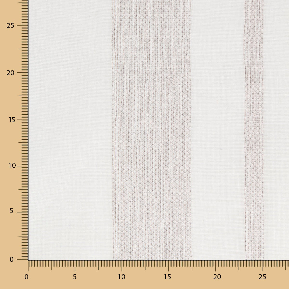 Tissu Rideaux Maxi Rayure Marron - Ribes y Casals