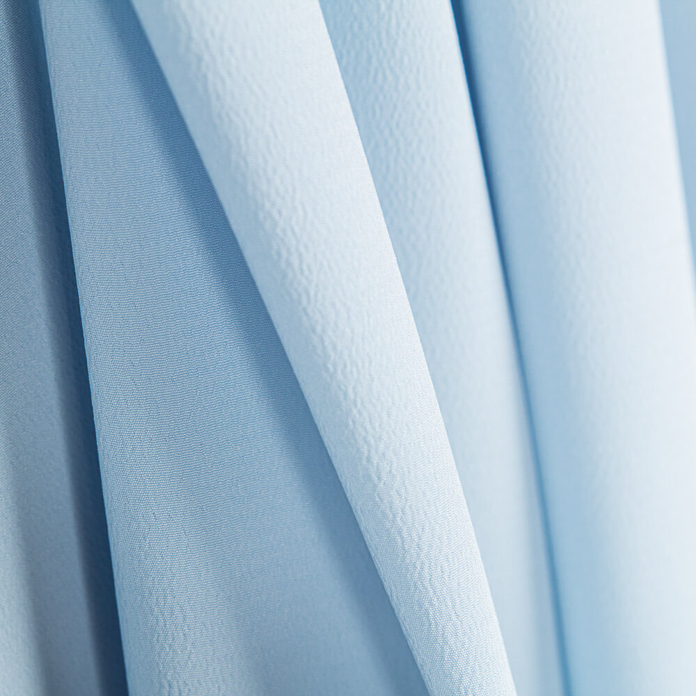 Tissu Crêpe Bleu Ciel - Ribes y Casals