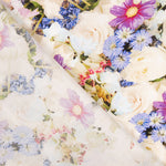 Viscose Fleurs Ecru - Ribes y Casals