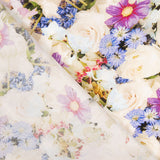 Viscose Fleurs Ecru - Ribes y Casals