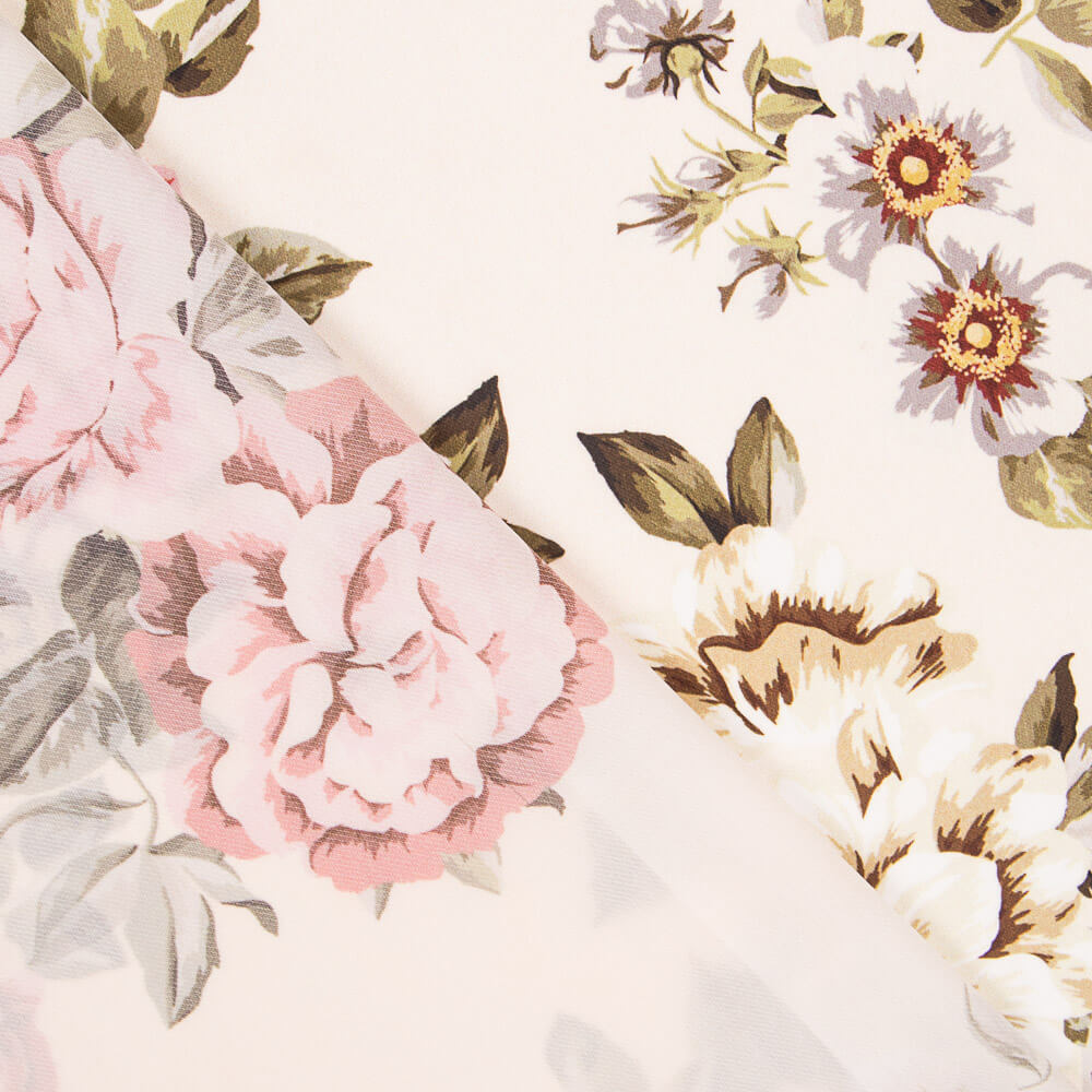 Tissu Plat Crétonne Chair - Ribes y Casals