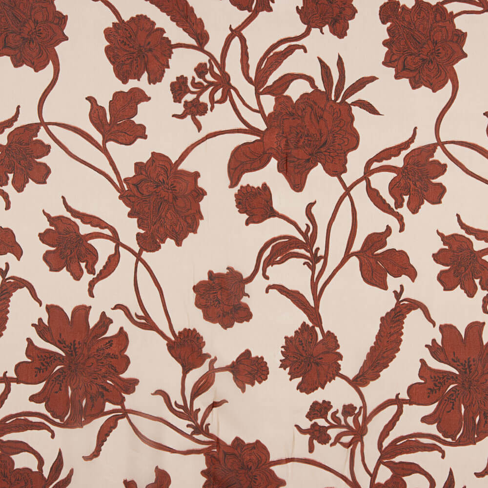 Mousseline Polyester Fleur Grana - Ribes y Casals