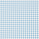 Sergé Carreaux Turquoise - Ribes y Casals