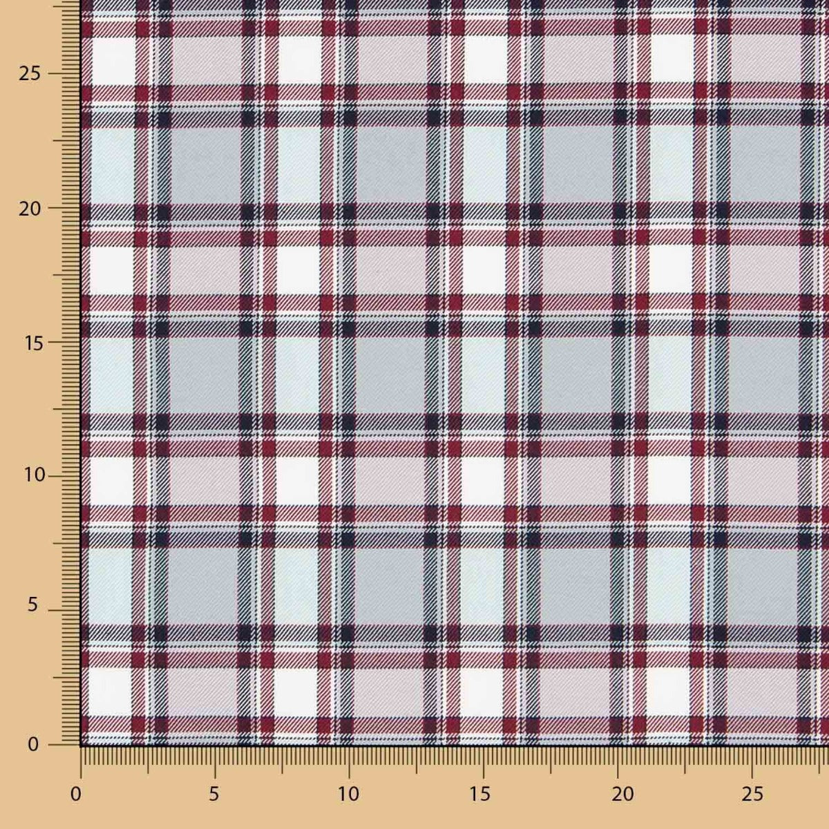 Sergé Carreaux Gris - Ribes y Casals