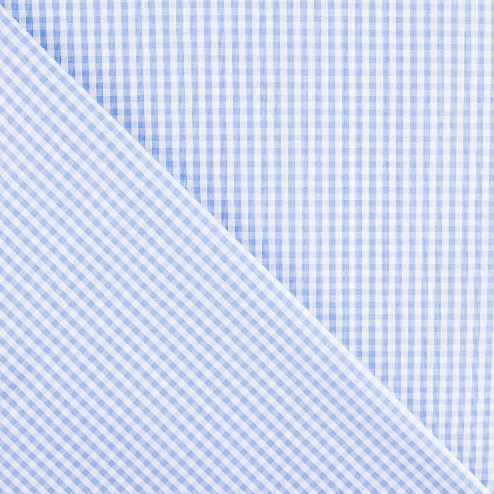 Seersucker Carreaux Bleu - Ribes y Casals